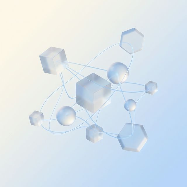 Digital network illustration